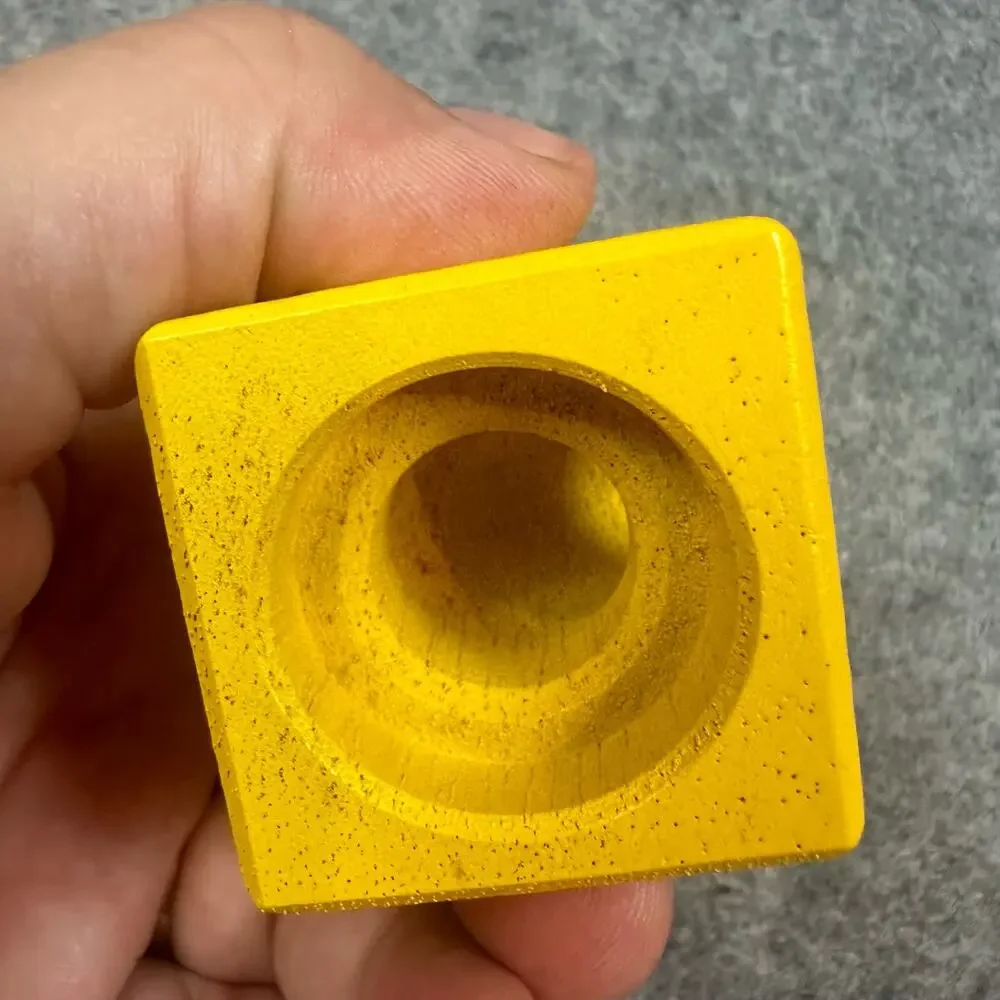 Hape Quadrilla Marble Run Replacement Piece Yellow Tower Block Chute Part Wooden